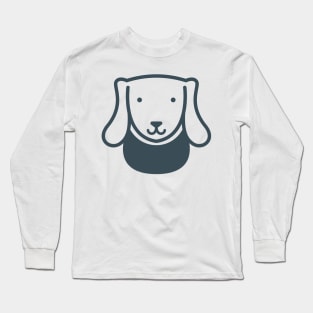 Cute Cartoon Dog Art Print Long Sleeve T-Shirt